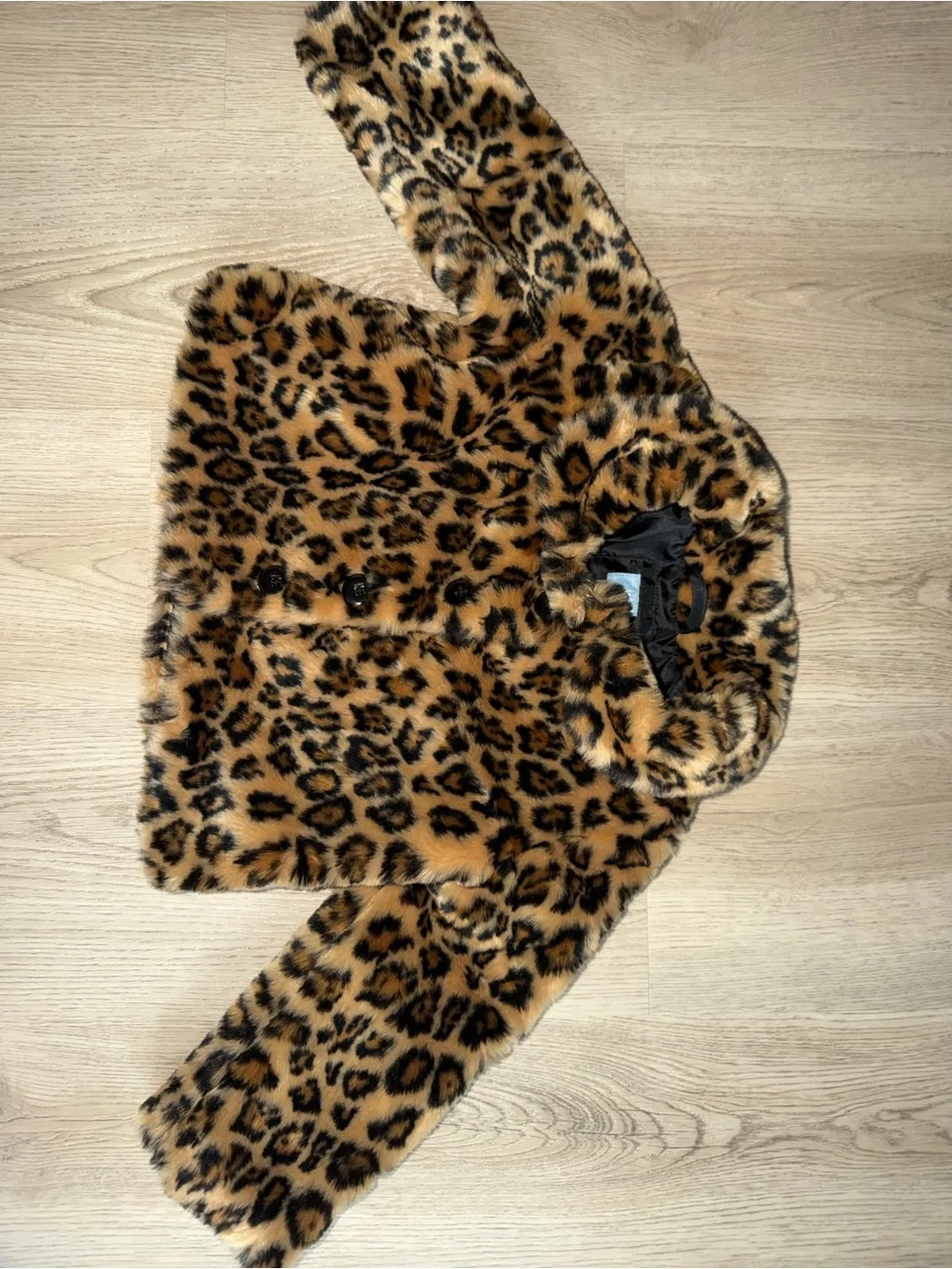 Baby Gap Faux Fur Leopard Print Jacket 2 years